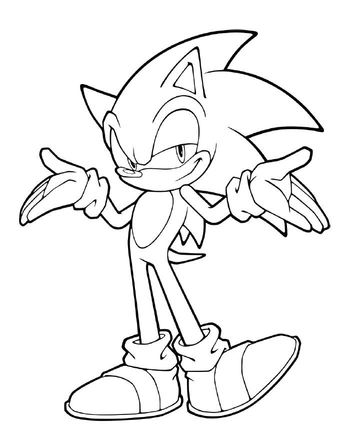 105 page printable sonic coloring book pdf size 8 5 x etsy