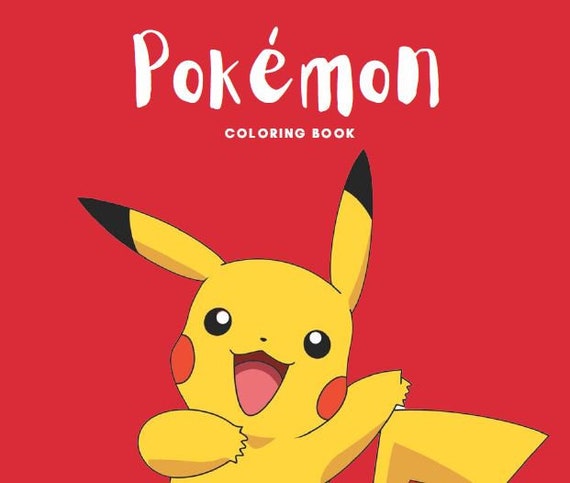 65 page printable pokemon coloring book pdf size 8 5 x etsy ireland