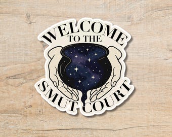Smut Court - acotar tog fourth wing - Vattentålig | Bokliknande Kindle-klistermärken | Bokliknande klistermärken | Bokliknande klistermärke | Romantasy Smut-bok