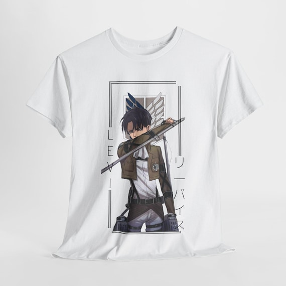 Attack on Titan Shirt, Levi Ackerman Shirt, Attack on Titan Anime Tee, Shingeki No Kyojin Unisex Streetwear, AOT Anime Girl Graphic T-Shirt