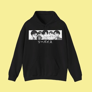 Levi Ackerman Anime Hoodie, Attack on Titan, Shingeki No Kyojin, AOT, Anime Streetwear, Unisex Sweatshirt