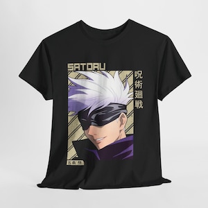 Jujutsu Kaisen Shirt, Satoru Gojo Shirt, Yuji Itadori Shirt, Megumi Fushiguro Shirt, Sukuna Shirt, Toge Inumaki Shirt, Kento Nanami Shirt