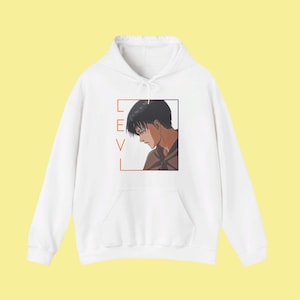 Attack on Titan Hoodie, Levi Ackerman Hoodie, Shingeki No Kyojin Sweatshirt, AOT Anime Girl Graphic Hoodie, Unisex Anime Streetwear