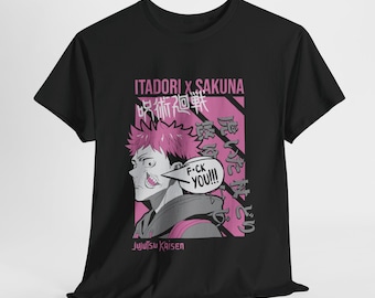 Jujutsu Kaisen Shirt, Satoru Gojo Shirt, Yuji Itadori Shirt, Megumi Fushiguro Shirt, Sukuna Shirt, Toge Inumaki Shirt, Kento Nanami Shirt