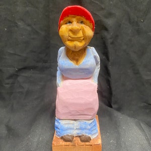 Hand Carved Hillbilly Caricature