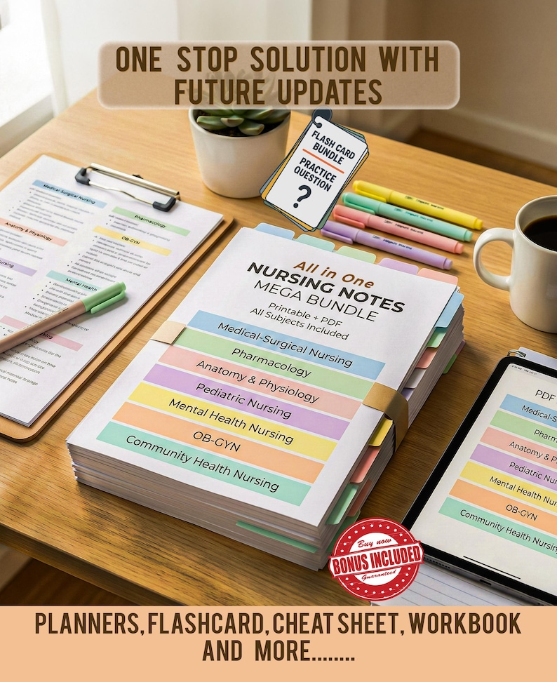 All in One Nursing School Bundle: Fundamentals, Medsurg, Pharmacology ...