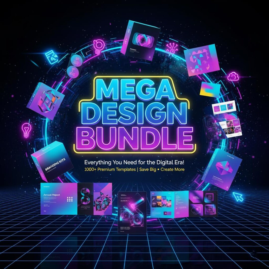Mega Design Bundle | Digital Era Templates Assets | Social Media ...