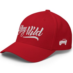 Embroidered OFF-ROAD Stay Wild Structured Twill Cap . Crawler 4 Wheel Hat . 4WD . 4X4 Off Roading Hat . OFFROAD Gear and Apparel