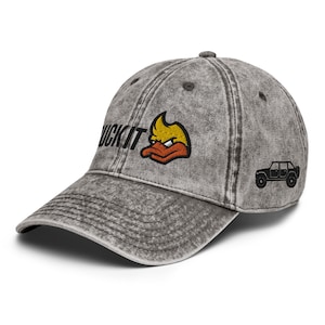DUCK IT - Vintage Cotton Twill Cap - Keep Ducking - Off Roading Thing Hat