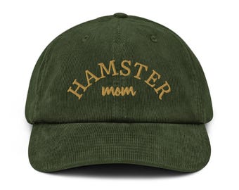 Hamster Mom Corduroy Hat