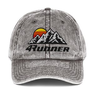 CUSTOM TEXT - 4Runner Vintage Cotton Twill Cap - TRD Pro 4 Runner Hat