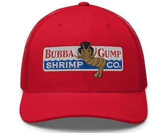 Erhältlich in den Farben Trucker Cap - Forrest Gump Laufmütze - Bubba Gump Shrimp Cap - Runner Jogging Jogger