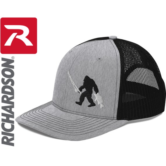 Bigfoot Bass Fishing Hat. RICHARDSON Trucker Cap. Team SASQUATCH