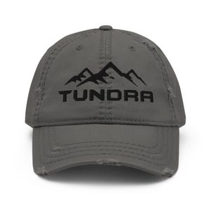 Embroidered Tundra Distressed Dad Hat