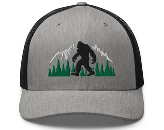 Geborduurde CAMPING-HOED - BIGFOOT Sasquatchin'-pet - Sasquatch Sasquatching Trucker
