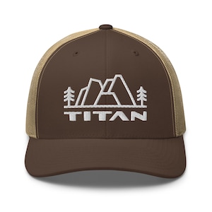 Mountains of TITAN - OFF ROADING Trucker Cap - 4x4 Embroidered Hat