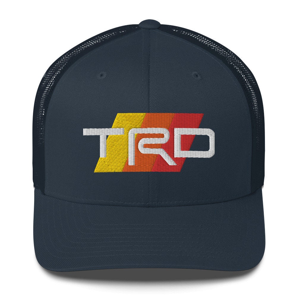 TRD TRUCKER CAP 3D Puff Toyota Hat - Etsy