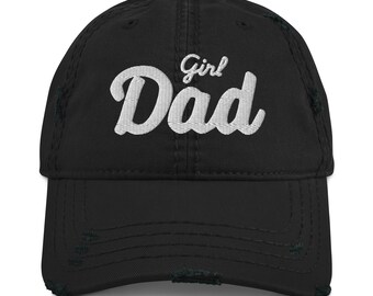 Gril Dad Distressed Dad Hat