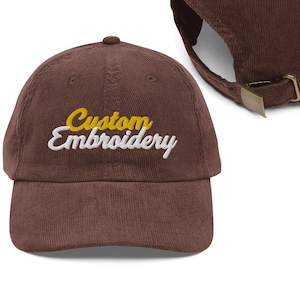 Vintage corduroy cap - Custom & Personalized Hat