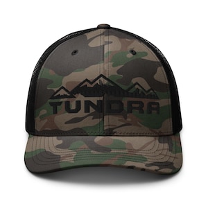 Embroidered TUNDRA Camouflage Trucker Hat