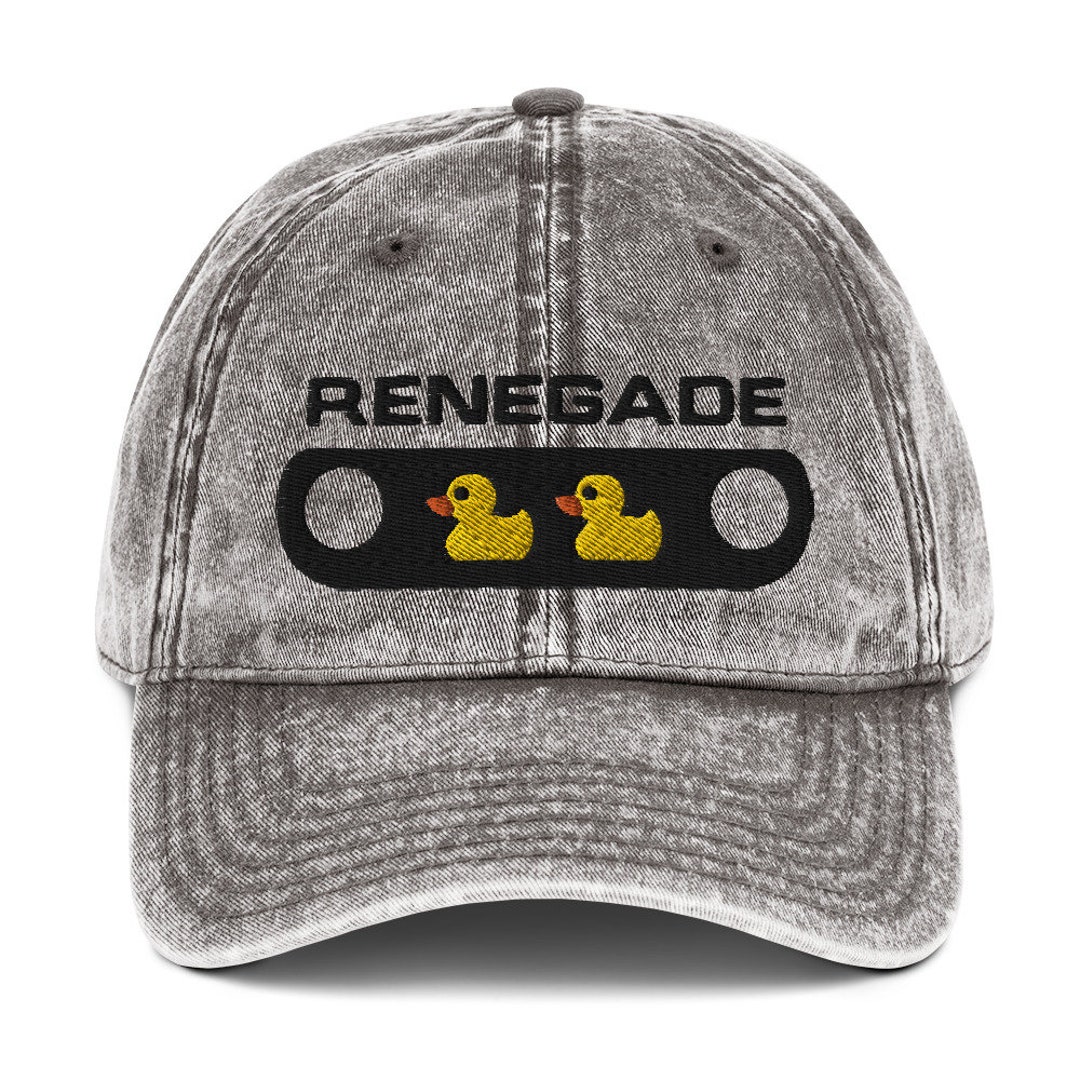 Embroidered Vintage Cotton Twill Cap . DUCK DUCK RENEGADE 