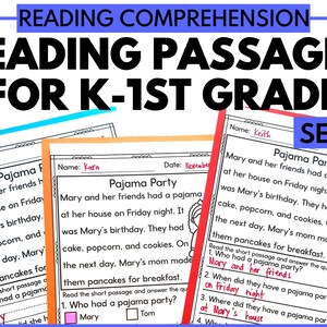 Reading Comprehension Short Stories , Storytime Reading Worksheets, 1st Grade Worksheets, Homeschool Worksheets, Kindergarten Worksheets