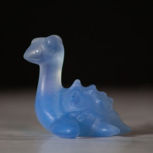 Lapras Crystal Pokémon Opalite Figure, Hand Carved, (Pokemon card & Sticker included with order)
