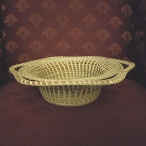 Sweetgrass Star Roll Basket