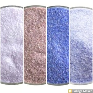 FRIT/POWDER&quot; Purple Opals&quot; fusible glass- Bullseye COE 90- Various frit sizes per color. Price is for a &quot;2 oz.&quot; unit.