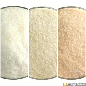FRIT/POWDER &quot;Off White Opals&quot; fusible glass- Bullseye COE 90-  Various frit sizes. Price is for a &quot;2 oz.&quot; unit.