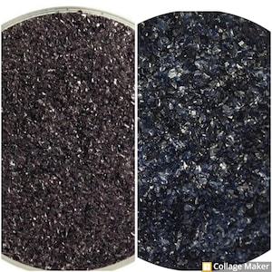 FRIT/POWDER &quot;Black Opals&quot; fusible glass- Bullseye COE 90- 2 oz. Bags. Various frit sizes per color. Price is for a &quot;2 oz.&quot; unit.