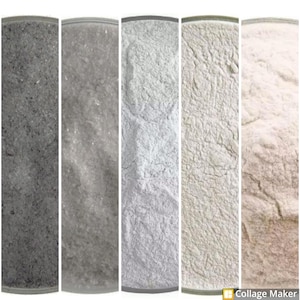 FRIT/POWDER &quot;Gray Opals&quot; fusible glass- Bullseye COE 90-  2 oz. bags. Various frit sizes per color.  Price is for bag of frit.