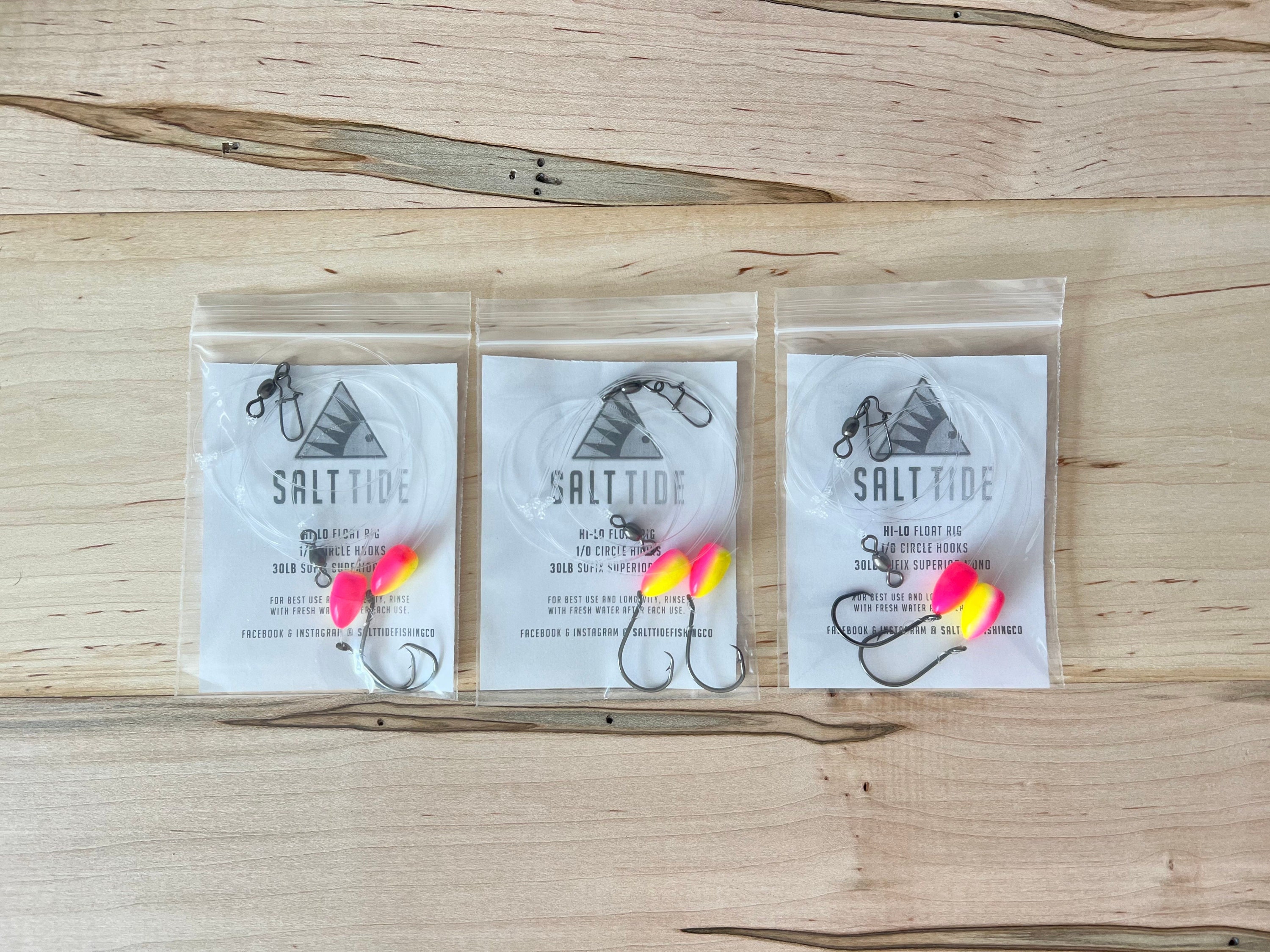 12 SURF FISHING RIGS 1/0 HOOK POMPANO WHITING DRUM FLOUNDER 30lb FLUOROCARBON Fishing Sporting