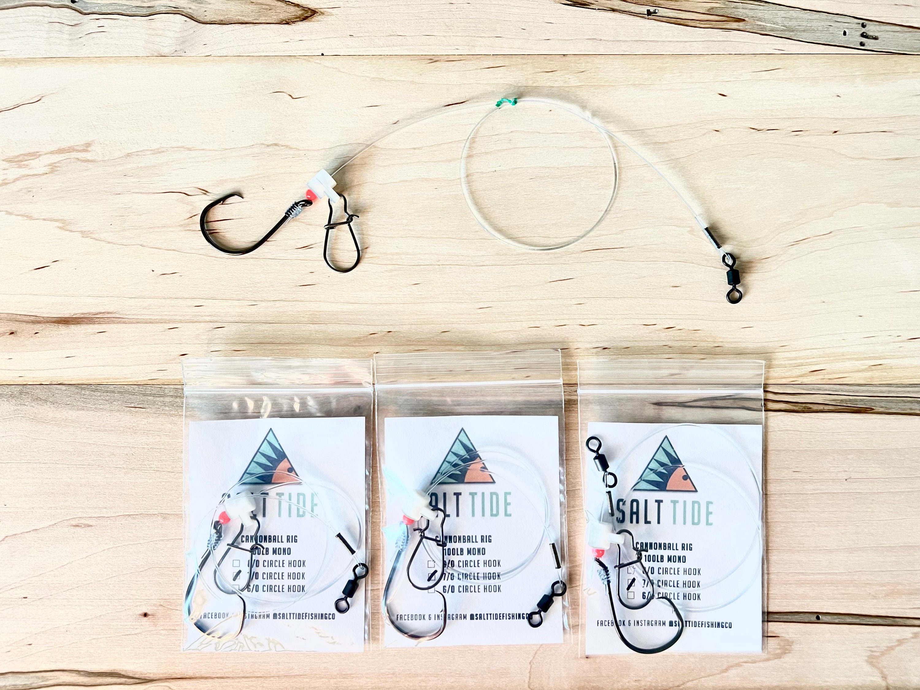 3 Pack 'cannonball Rig' for Red Drum Surf Fishing Etsy