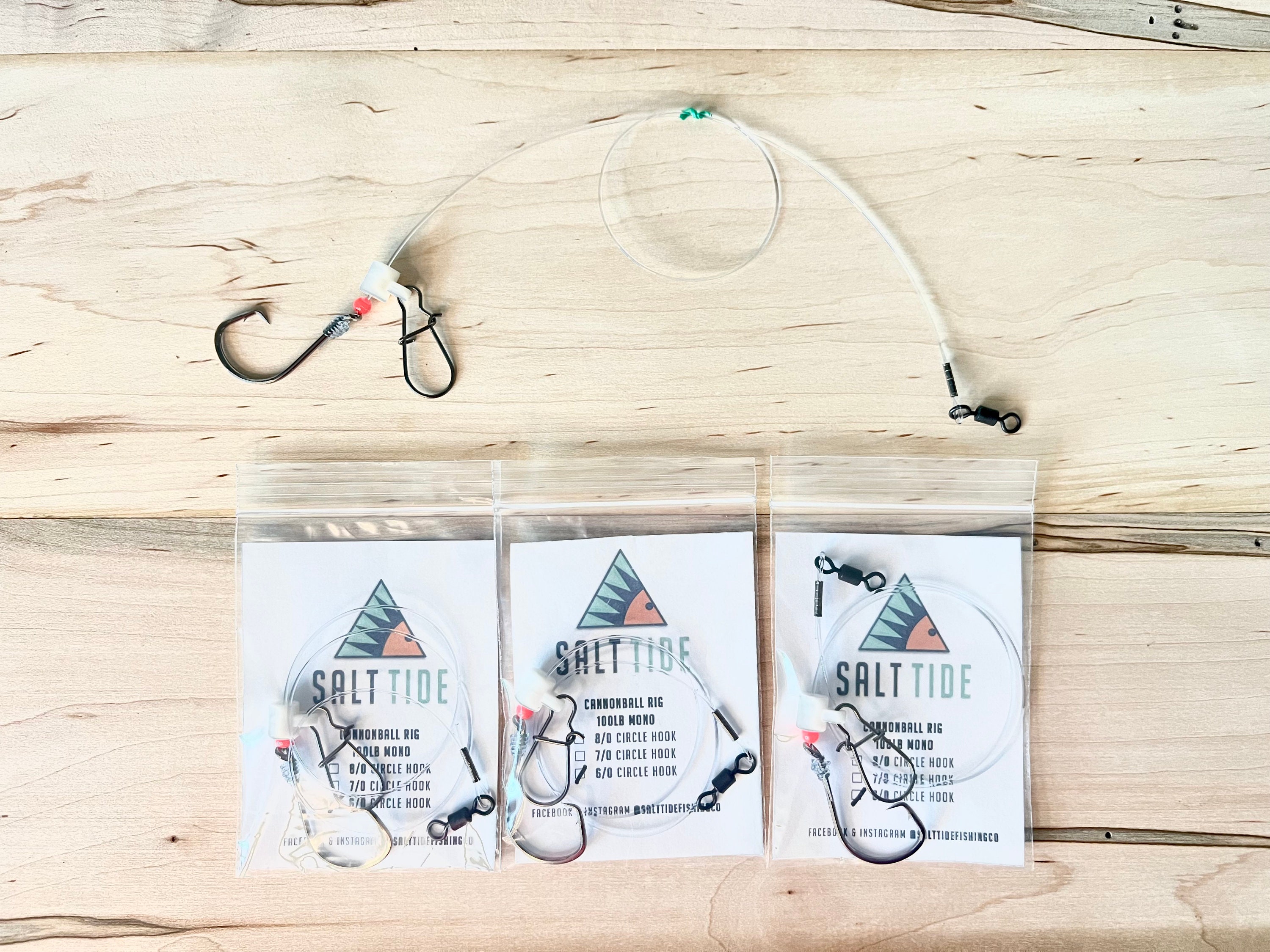 3 Pack 'cannonball Rig' for Red Drum Surf Fishing Etsy