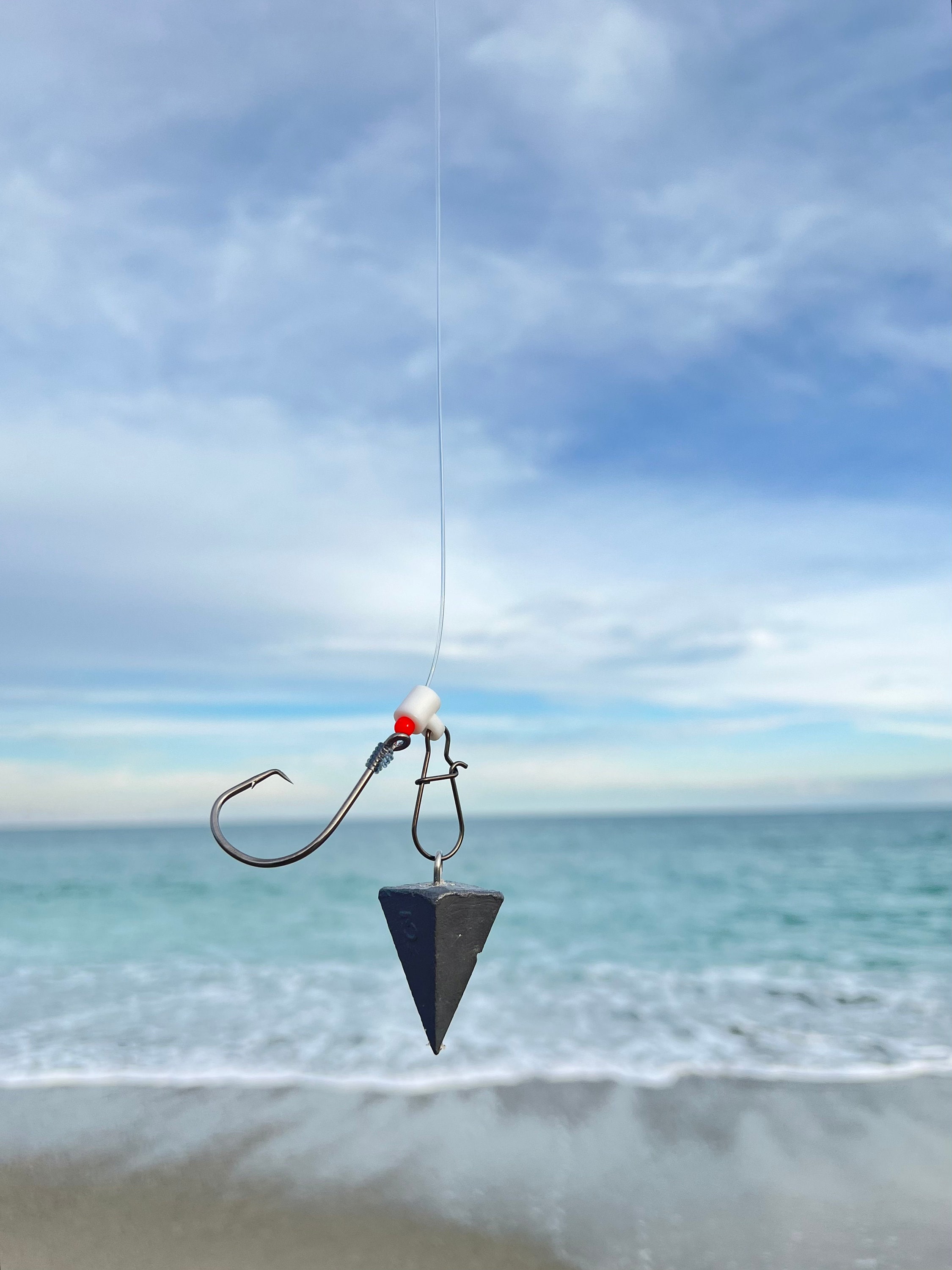 3 Pack 'cannonball Rig' for Red Drum Surf Fishing 100lb Mono Etsy