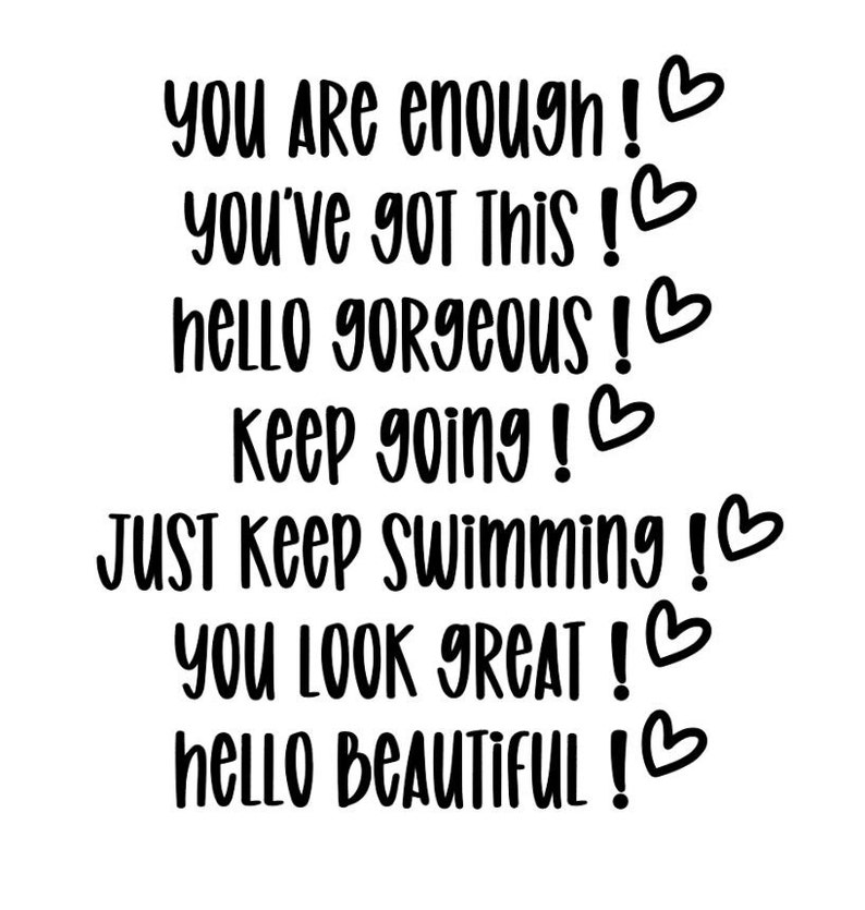 Rearview Mirror Decal Sticker Etsy