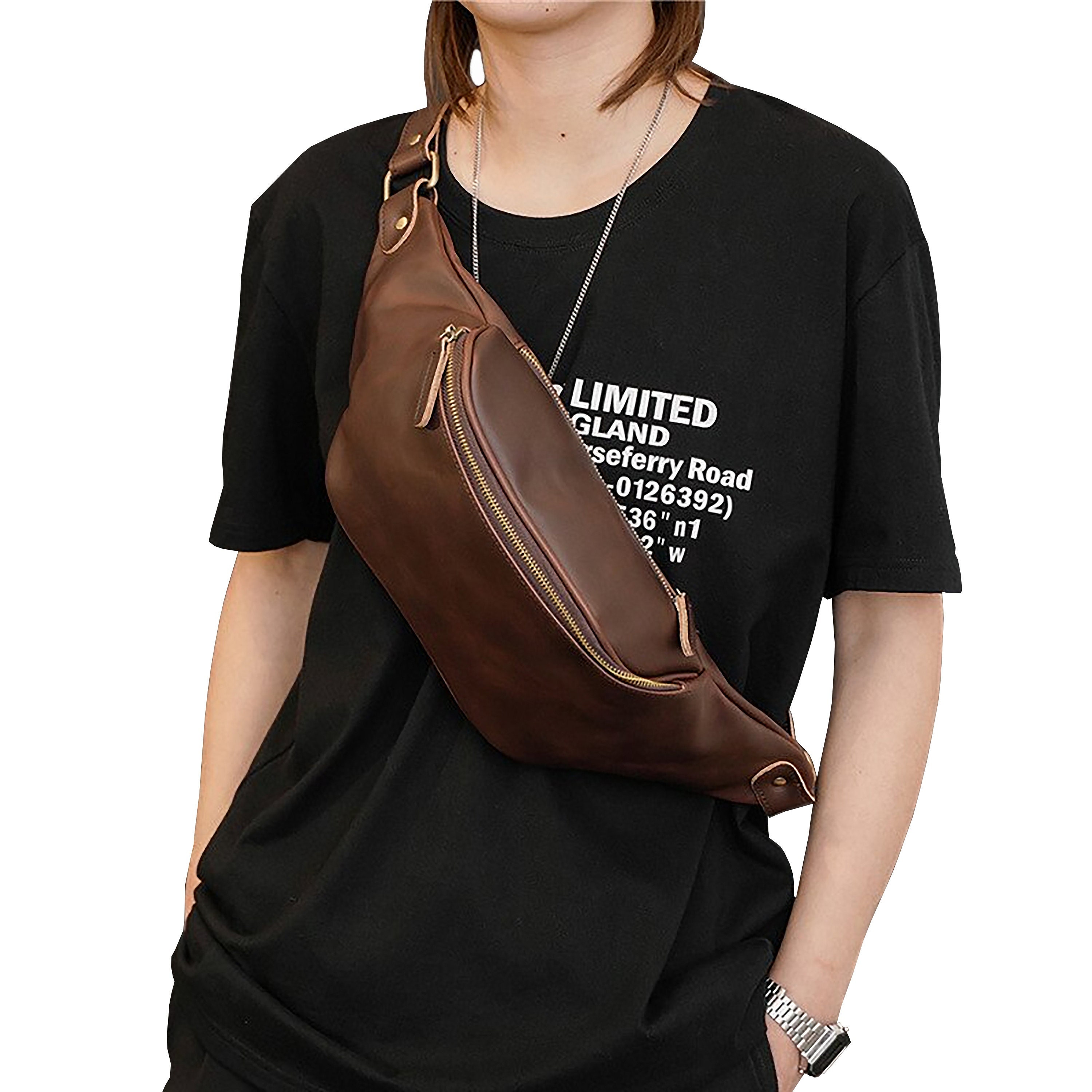 Leather Fanny Pack for Women Belt Bag Waist Bag Sling Bag Etsy UK