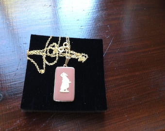 Wedgwood Rare Terracotta Gilt Pendant