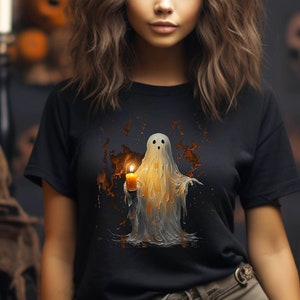 HORROR FRIENDS HALLOWEEN Shirts Funny Halloween Costume, Halloween pumpkin, witch, skull, Monster,  Ghost 13