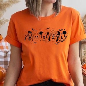 HORROR FRIENDS HALLOWEEN Shirts Funny Halloween Costume, Halloween pumpkin, witch, skull, Monster,  Dis Friends