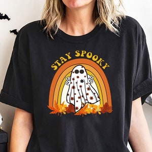 HORROR FRIENDS HALLOWEEN Shirts Funny Halloween Costume, Halloween pumpkin, witch, skull, Monster,  Stay Spooky