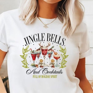 Christmas T-shirt, Christmas Lights Shirt,Christmas Family Top, Holiday , Gift, Christmas Family Matching Shirt,Santa,gift, Cocoktails