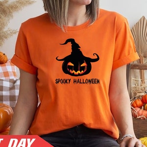 HORROR FRIENDS HALLOWEEN Shirts Funny Halloween Costume, Halloween pumpkin, witch, skull, Monster,  Spooky Halloween