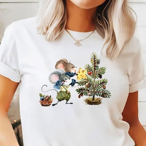 Christmas T-shirt, Christmas Lights Shirt, Christmas Family Top, Holiday Gift, Christmas Family Matching Shirt, Santa, Light Bow
