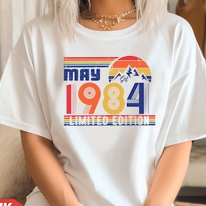 40th Birthday T-shirt, 1984T-shirt, Birthday Gift for Men and Women , Limited Edition Birthday , Birthday T-shirt ladys , 1984-april