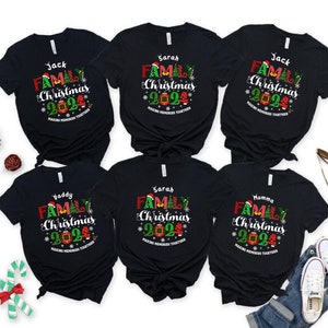 Christmas T-shirt, Christmas Lights Shirt, Christmas Family Top, Holiday Gift, Christmas Family Matching Shirt, Santa, Family Christmas ( A)