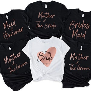 Bridal Party Shirts, Hen Party Wedding Party Shirts, Bride Gift Team Bride Shirt, Bachelorette Party Shirts,  Bride Groom Hen Party Top