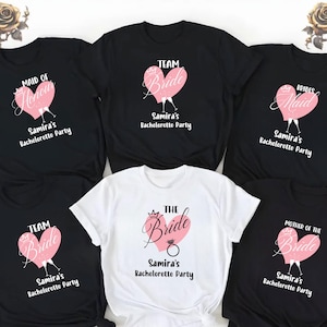 Bridal Party Shirts, Hen Party Wedding Party Shirts, Bride Gift Team Bride Shirt, Bachelorette Party Shirts, Love Team