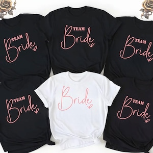 Personalised Hen Party T Shirts, Team Bride T Shirt, Hen Party Shirt, Bachelorette Party Shirt, wedding party top ,Buttervill Bride